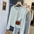 thumbnail image 3 of Lmueinov Womens Plus Size Lace Cardigan Sweaters Sheer Long Sleeve Open Front Lightweight Cover Up Trendy Scalloped Hem Summer Beach Top S-5XL, 3 of 8
