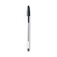 thumbnail image 2 of BIC Cristal Xtra Smooth Ballpoint Pen, Stick, Medium 1 mm, Black Ink, Clear Barrel, Bundle of 5 Dozen, 2 of 6
