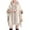 Beige, variant on Wancir Poncho Hooded Shawl Wrap Women Cape Winter Faux Fur Trim Coat Sleeveless Cardigan Dressy Cloak for Party