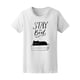 thumbnail image 1 of Playera Para Mujer - Ilustracion Gato Negro. Quedare En Cama Smartprints T-shirt, 1 of 2