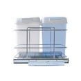 thumbnail image 5 of TUHOME Kitchen Cabinet Doble Waste Bin Container.Silver stainless steel hardware, 5 of 5