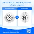 thumbnail image 2 of Filtro de agua para refrigerador Waterdrop LT1000PC para LG® LT1000P®, 2 of 9