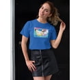 thumbnail image 2 of Image Conscious Elegant Chickens T-Shirt Womens -Porter Hastings Designs, Female x-Large, 2 of 4