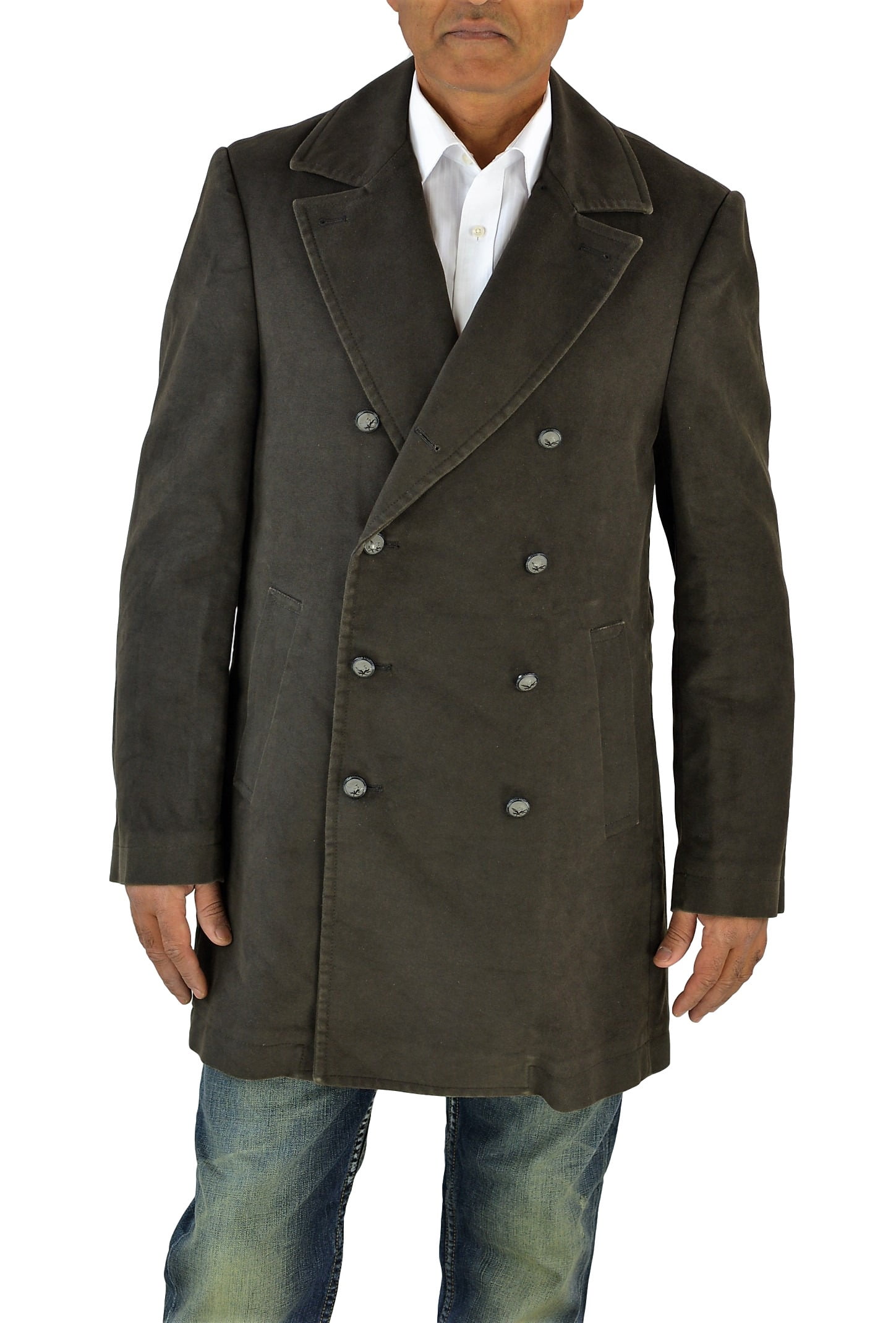 Hickey Freeman Hickey Freeman Men's Sterling Collection Moleskin Pea