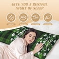 thumbnail image 4 of Bingfone Body Pillow Cover Long Pillow Case With Zipper Decorative Bedding Pillowcase 20"X54" Soft Cushion Pillow Case For Bedroom-Happy Easter, 4 of 8
