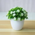 thumbnail image 6 of SPRING PARK Artificial Flower Bonsai Grass Ball Potted Plant Home Room Wedding Decor, 6 of 7