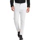 thumbnail image 1 of Pantalones de vestirrayas casuales pahombre Pantalones ajustados de color en contraste con frente plano y corte ajustado Blanco L, 1 of 6