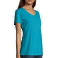 Hanes Women's Nano-T V-Neck T-Shirt - Walmart.com