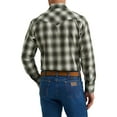 thumbnail image 2 of Wrangler® Men's and Big Men's Regular Fit Long Sleeve Western Shirt, Sizes S-5XL, 2 of 3
