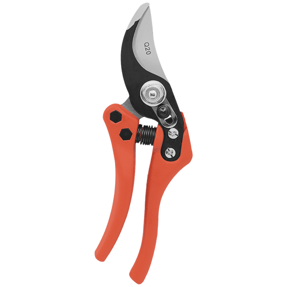 Zenport Q20 Euro-Pro Small Horticulture Pruner, Orange - 10 Pack
