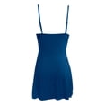 thumbnail image 6 of XIAONU Womens Cotton Blend Chemise With Lace Trim Spaghetti Strap Bow Detail Mini Nightgown Soft Romantic Sleepwear Dress, 6 of 6