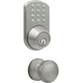 thumbnail image 3 of MiLocks Keyless Entry Deadbolt Door Lock with Door Knob, Electronic Keypad Door Lock with Handle Set for Front Door, Smart Door Lock Auto Lock, Easy Installation, Satin Nickel, 3 of 4