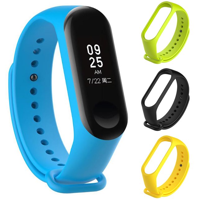 Gwong Electrónica Color de caramelo de reemplazo suave reloj inteligente pulsera de pulsera de pulsera para Xiaomi 3/4
