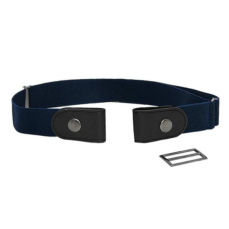 Elroy Unisex Belt Buckle free Rubber Waist Belt Elastic Waist Strap for Trousers Pants Jeans Walmart