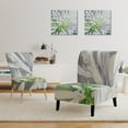 thumbnail image 3 of Designart "Flower Cleome Splash II" Upholstered Traditional Accent Chair - Arm Chair, 3 of 5