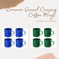 thumbnail image 7 of Darware Enamel Camping Coffee Mugs (Set of 4, 16oz, Blue); Metal Cups for Hiking, Travel, Fishing, Picnics, and Hunting; Lightweight and Portable, 7 of 7