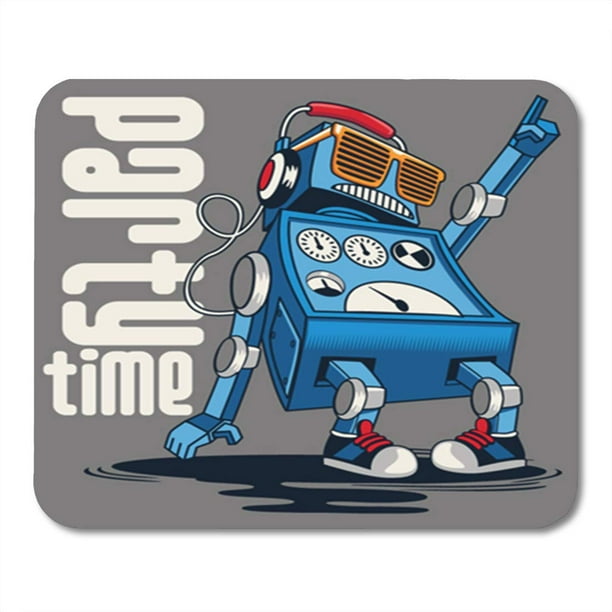 KDAGR Funny Cute Vintage Dancer Robot Party Cool Dance Cartoon Mousepad Mouse Pad Mouse Mat 9x10 inch KDAGR Funny Cute Vintage Dancer Robot Party Cool Dance Cartoon Mousepad Mouse Pad Mouse Mat 9x10 inch