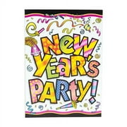 Pizzazz New Years Eve Invitations, 8-Count