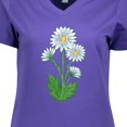 thumbnail image 4 of Inktastic Daisy Flower Women's V-Neck T-Shirt, 4 of 5