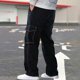 thumbnail image 4 of Pantalones de Pierna Recta Hombres Casual Multi Bolsillo Protección de Ropa de Trabajo Color Sólido Pantalones Diarios, 4 of 9
