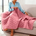 thumbnail image 3 of USB Electric Heated Blanket 29.5" x 47.24" - Portable Personal Heated Throw with 3 Heat Settings for Car, Office, Library, Outdoor & Travel Use (Power bank Not Included), 3 of 8