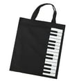 thumbnail image 5 of GASTROPOD Piano Keyboard Style Musical Instrument Tote Bag Handbag Carry Bag For Girls Gift Black, 5 of 7