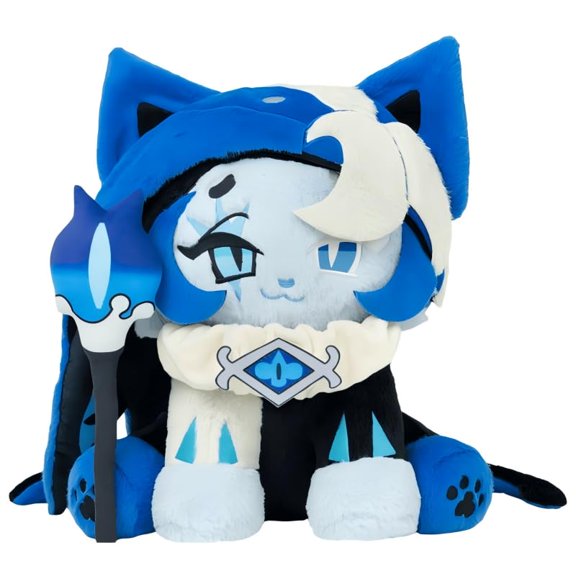 Cookie-Run Kingdom 9.8inch Ornaments Figurines Shadow Milk Cookie Pillow Doll Merchandise Hugable Car Room Decorations Stress Relief Doll