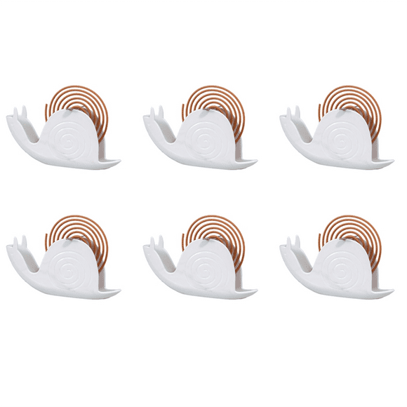 Portable Flying Disc Incense Holder, Snail Incense Holder, Vertical Incense Burner Holder, Camping Incense Holder White