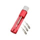 thumbnail image 4 of Herramienta para quitar eslabones de reloj, ajuste de correa de reloj, 3 pasadores adicionales, punzón para quitar pasadores de cadena Rojo, 4 of 9