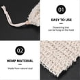 thumbnail image 4 of 20 Pack Soap Exfoliating Bag,Soap Saver Made Sisal Mesh Soap Bag Bar Soap Bag with Drawstring for B, 4 of 5