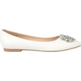 thumbnail image 5 of Journee Women's Renzo Pointed Toe Ballet Dress Flat with Jeweled Brooch, Widths Available, 5 of 7