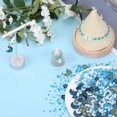 thumbnail image 4 of 2 Bag Glass & Seed Beads with Glitter Powder Imitation Pearl & Transparent & Inside Colours Moon & Star & Round Marine Blue 2~16x2~11.5mm Hole: 0.8~1.2mm, 4 of 6