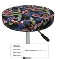 thumbnail image 4 of Disketp Snake And Flower Funda Redonda para Taburete, Funda de Cojín para Silla de Bar Suave y Elástica-12 inch, 4 of 7