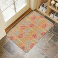 thumbnail image 4 of Bohemian Retro Color Diamond Pattern (2) Door Mat Welcome Door Mat for Front Door, Home Entrance, Yard, Floor, Patio, Non Slip Spring Summer Welcome Mat Indoor Outdoor Doormat 30"*17", 4 of 6