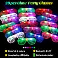thumbnail image 6 of 20 Pack LED Glasses Dance Party Favors Light up Glasses, Glow In The Dark Party Supplies Accessories for Kids Adult,New Years Eve Party Supplies 2026 Neon glasses Birthday Party Favors, 6 of 7