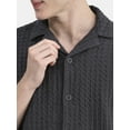 thumbnail image 4 of No Boundaries Men's & Big Men's Short Sleeve Textured Waffle Shirt, Sizes XS-5XL, 4 of 5