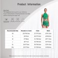 thumbnail image 6 of inlzdz Women's Ballroom Latin Leotards Glitter Rumba Salsa Dance Dress Tassels Fringed Bodysuit Navy Blue L, 6 of 6