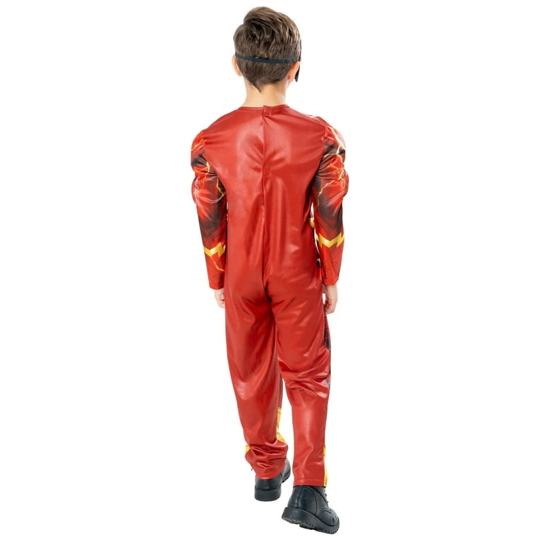 The Flash Kids Costume Padded Muscle Suit The Flash Kids Costume Padded Muscle Suit
