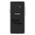thumbnail image 1 of DistinctInk Clear Shockproof Hybrid Case for Samsung Galaxy S9+ PLUS (6.2" Screen) - TPU Bumper Acrylic Back Tempered Glass Screen Protector - Merry and Bright - Christmas Lights, 1 of 5