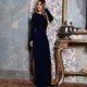 thumbnail image 4 of Vestido sexy de una pieza para mujer, vestido sin mangas, cuello en V profundo, vestido bodycon con abertura alta, vestidos largos (negro), 4 of 5