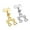 Silver P, variant on Silver Necklace Extender with 8-Character Necklace Clasp,Jewelry Extension for Women