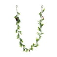 thumbnail image 2 of 5ft. Red Berry & Iced Leaf LED Lit Garland by Ashland®-Christmas Decorations, 2 of 3