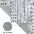 thumbnail image 6 of Garvee 8' x 10' Moroccan Bohemian Rug Indoor Geometric Floor Carpet Farmhouse Non Slip Low Pile Rug for Living Room Bedroom, Gray, 6 of 6