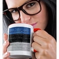 thumbnail image 2 of 3drose, National Flag of Estonia Painted onto a Brick Wall Estonian, 15oz Two-tone Red Mug, 2 of 6