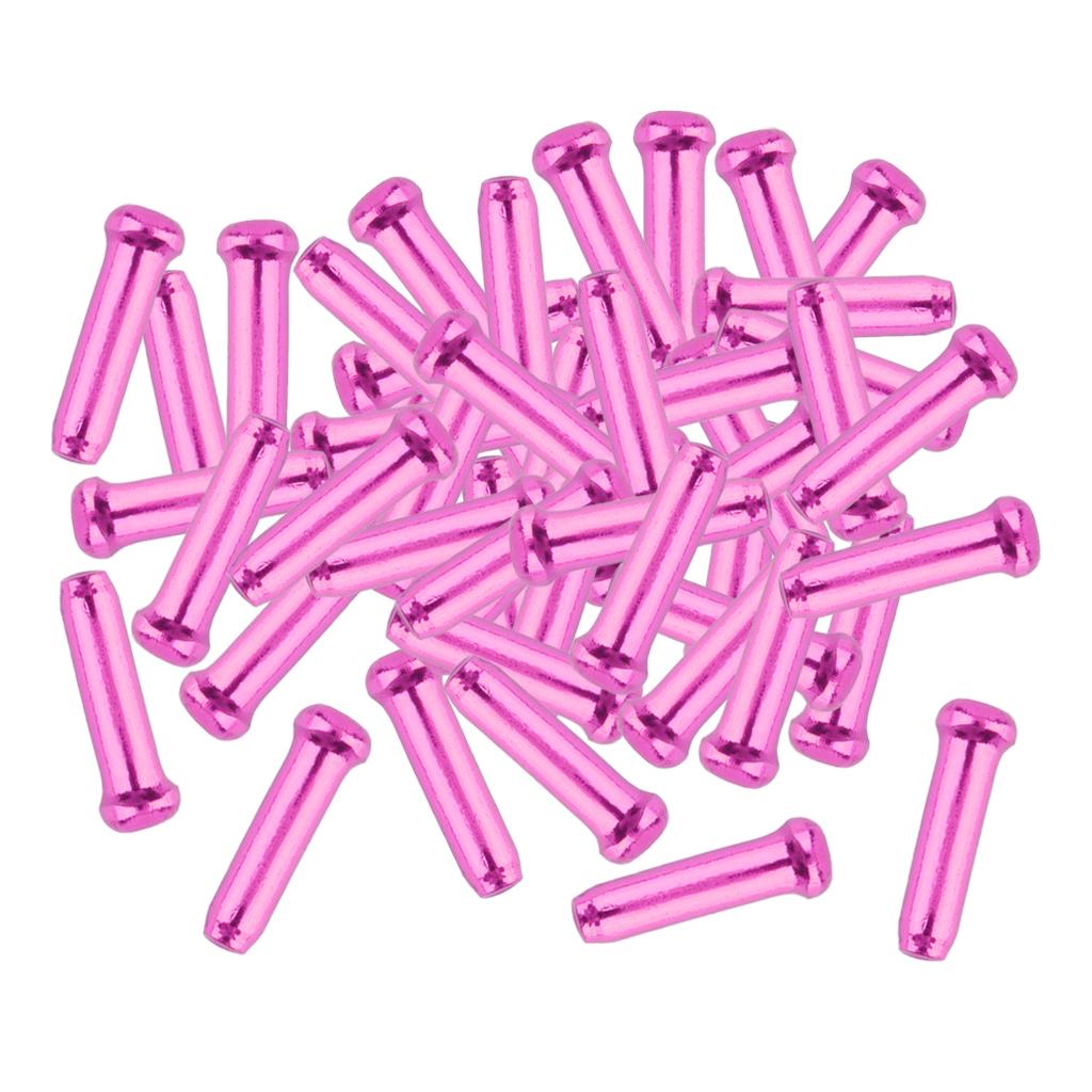 50pcs/Pack Heavy Duty Metal Inner Tips Wire End Caps Crimps