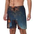 thumbnail image 1 of Fotbe Cowboy Boots Under Starry Sky Traje de Baño para Hombre – Shorts de Natación de Secado Rápido con Forro y Bolsillos-3X-Large, 1 of 6