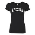 thumbnail image 2 of Wild Bobby State of Arizona College Style Women Slim Fit Junior Tee, 2 of 6
