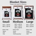 thumbnail image 4 of Eat Sleep Game Repeat Flannel Blanket for Bed,Travel and Camping, Cartoon Game Consoles Retro Super Soft Cozy Blanket for All Seasons 30"x40", 4 of 7