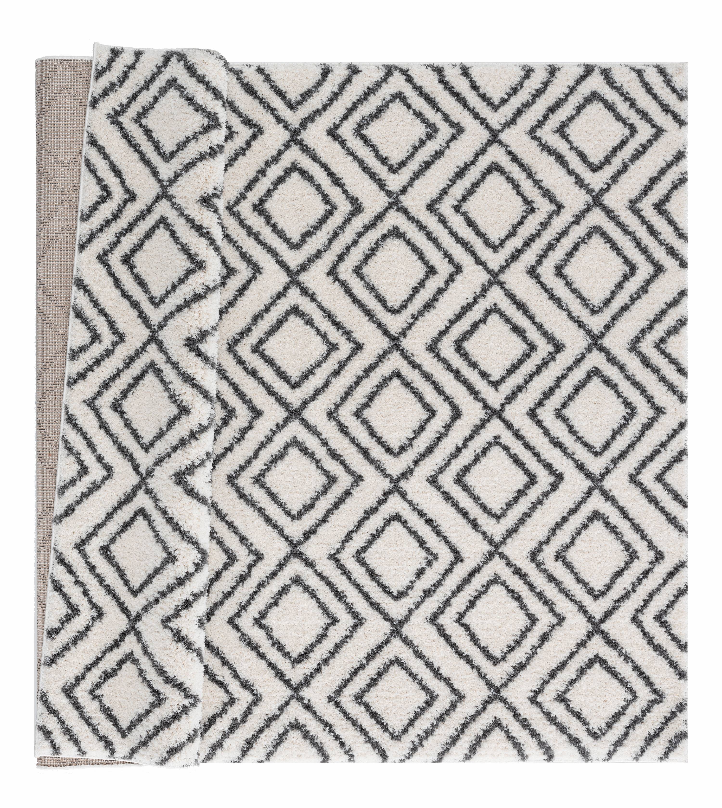 United Weavers Celestial Sarath Modern Geometric Area Rug, White, 7'10" x 10'6"