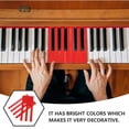 thumbnail image 3 of RUNROTOO 1 Set Plastic Piano Keytops for Key Protection with Piano Keyboard Stickers, 3 of 8
